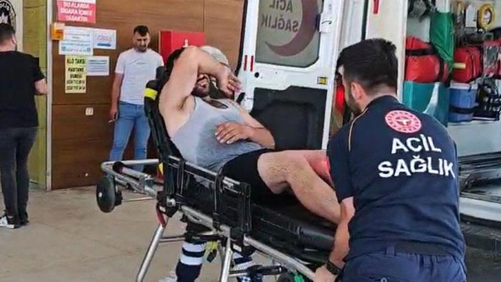 Tamir ettiği otomobilin radyatöründen sıçrayan kaynar suyla yaralandı