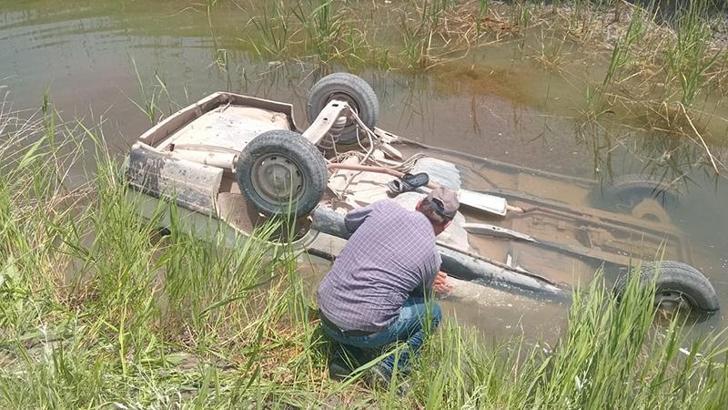 Satın aldığı kurbanlıkla evine dönerken kanala uçan otomobilinde yaşamını yitirdi
