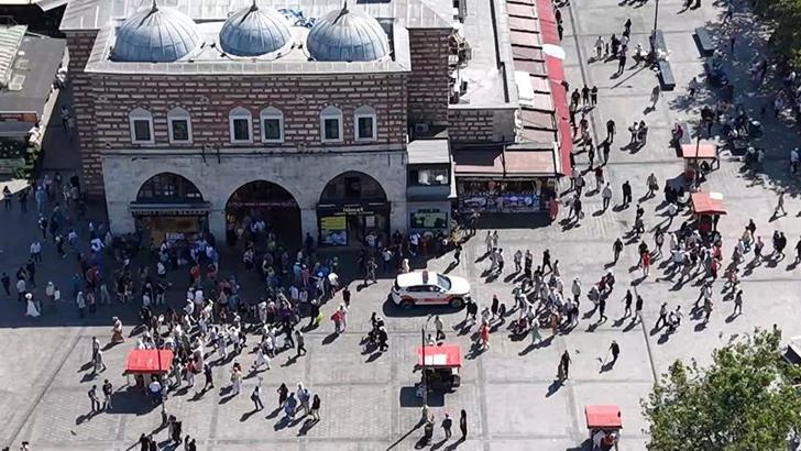 Eminönü’nde bayram alışverişi yoğunluğu