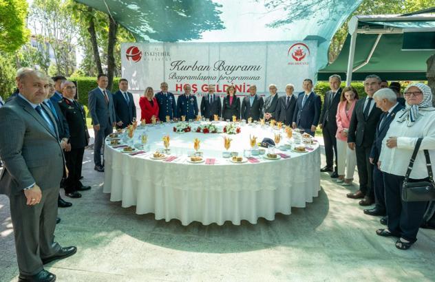 Eskişehir’de bayramlaşma töreni