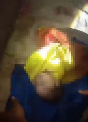 Evin çatısında doğan bebek hayatını kaybetti