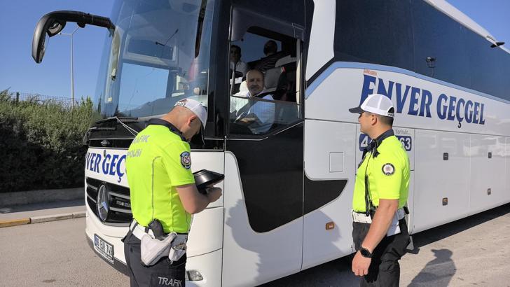 Bursa'da şehirlerarası otobüslerde ‘bayram’ denetimi