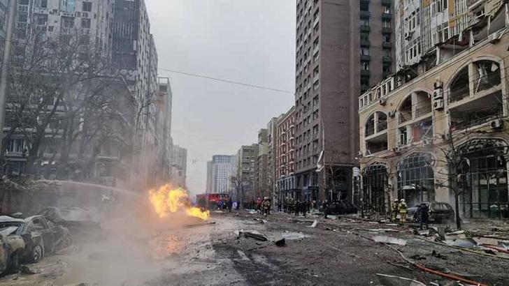 Ukrayna: Rusya'nın Kiev'e saldırısında 4 kişi hayatını kaybetti, 20 kişi yaralandı