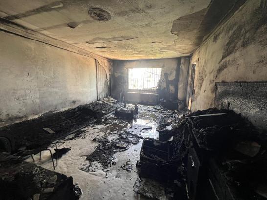 Kadirli'de ev yangını