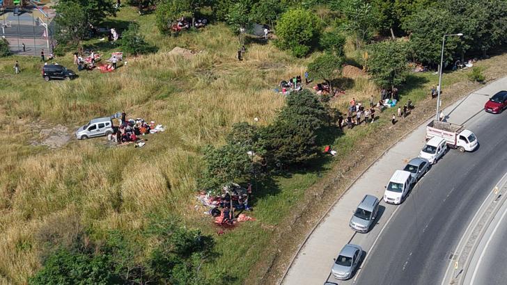 İstanbul- Sultangazi ve Esenyurt'ta kaçak kurban kesimi havadan görüntülendi / Ek görüntüyle