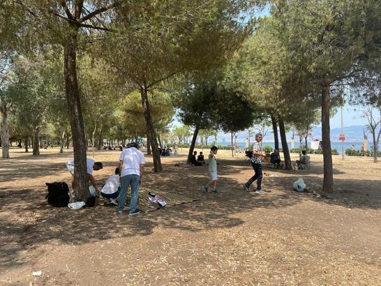 İzmir'de piknik alanlarında 'bayram' yoğunluğu