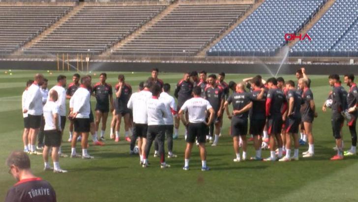 A Milli Futbol Takımı, ABD maçına hazır