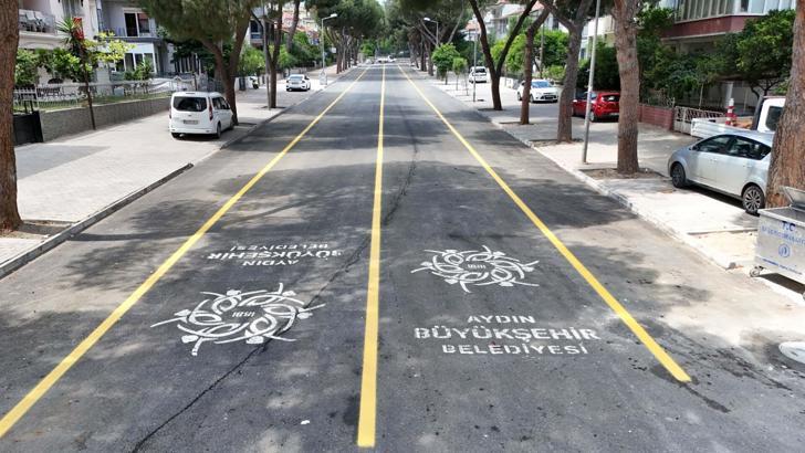 Aydın'da yol yapım çalışmaları sürüyor