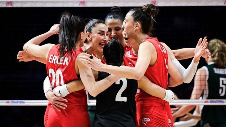 A Milli Kadın Voleybol Takımı, VNL'de 3'te 3 yaptı