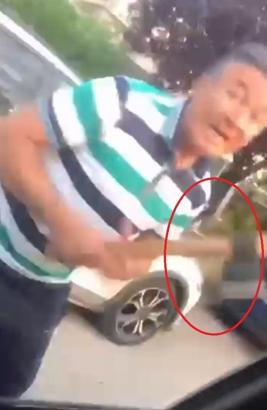 Ankara'da baltalı tehdit kamerada