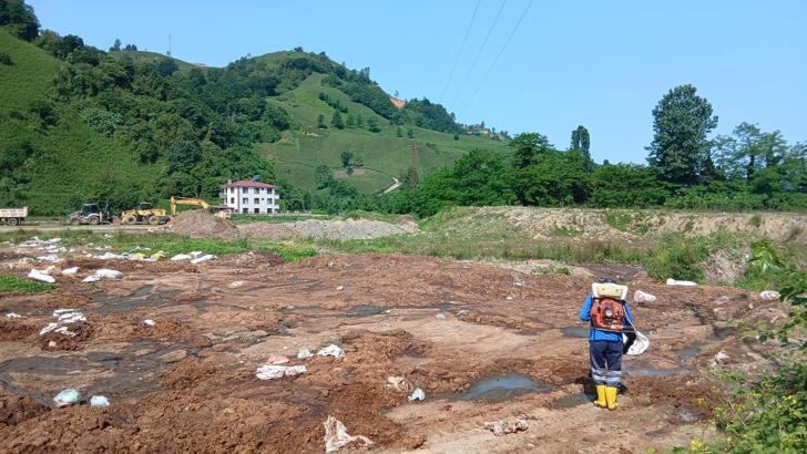 Trabzon'da kurban alanlarında hijyen mesaisi