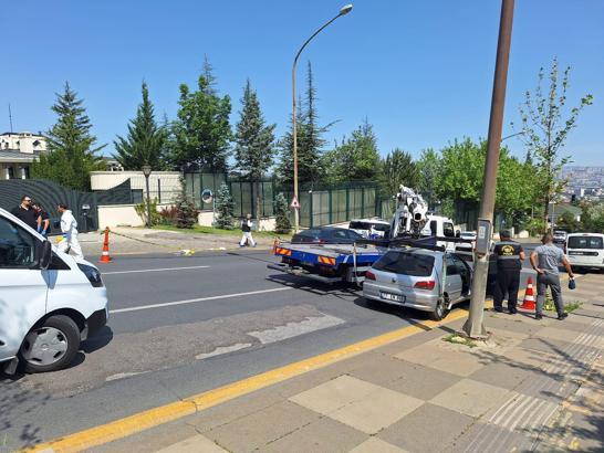 Dışişleri konutu önündeki silahlı kavgaya korumalardan müdahale