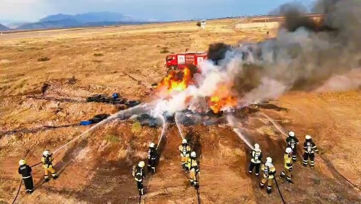 Şırnak Şerafettin Elçi Havalimanı’nda tatbikat