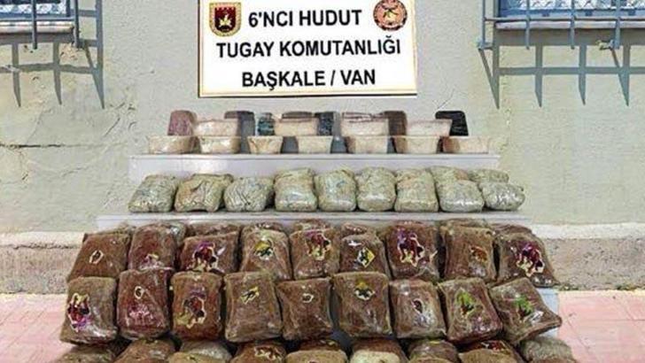 MSB: Van hudut sınırında araziye gizlenmiş 87 kilogram uyuşturucu madde ele geçirildi