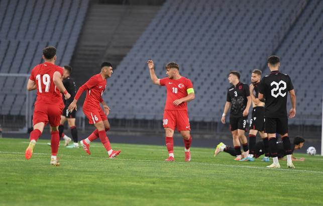 Türkiye Ümit Millî Takımı, Arnavutluk'u 1-0 yendi