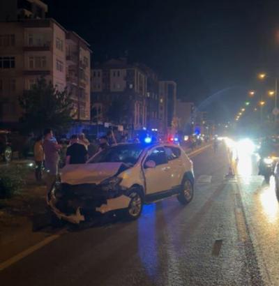 Samsun'da iki otomobil çarpıştı: 5 yaralı
