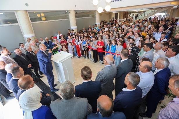 Canik’te bayramlaşma programına yoğun ilgi