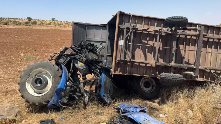 Şanlıurfa’da traktör devrildi; 2 ölü