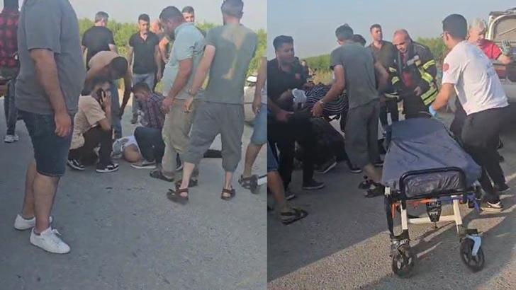 Mersin'de 2 otomobil çarpıştı; 7 yaralı