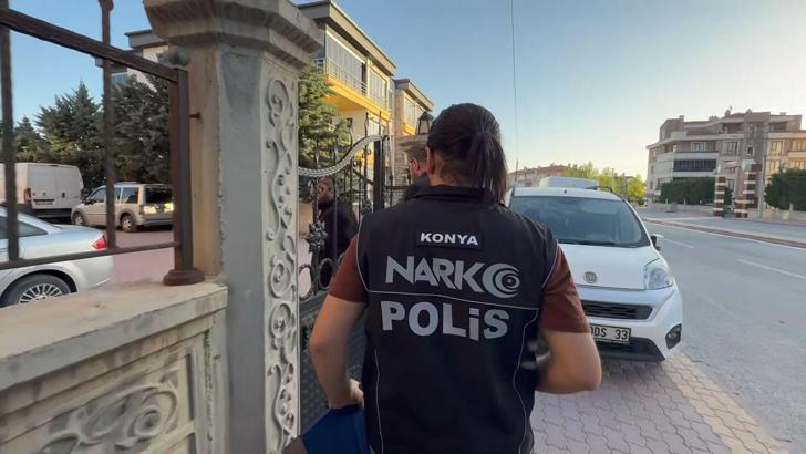 Konya'da narkotik operasyonu; 47 tutuklama
