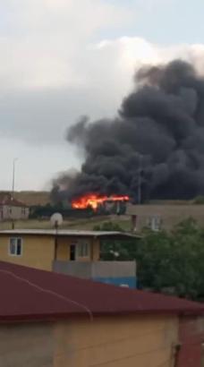 Kocaeli’de tek katlı ev yandı