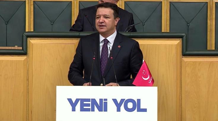 Davutoğlu, Babacan ve Arıkan grup toplantısında konuştu