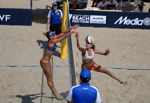Dünya Plaj Voleybolu Pro Tur'un Alanya etabı başladı