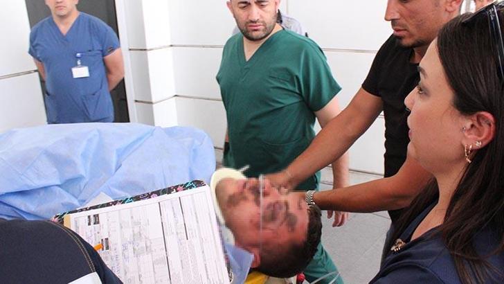 17 saat sonra bilinci kapalı bulunan Mustafa, motosiklet kazası geçirmiş