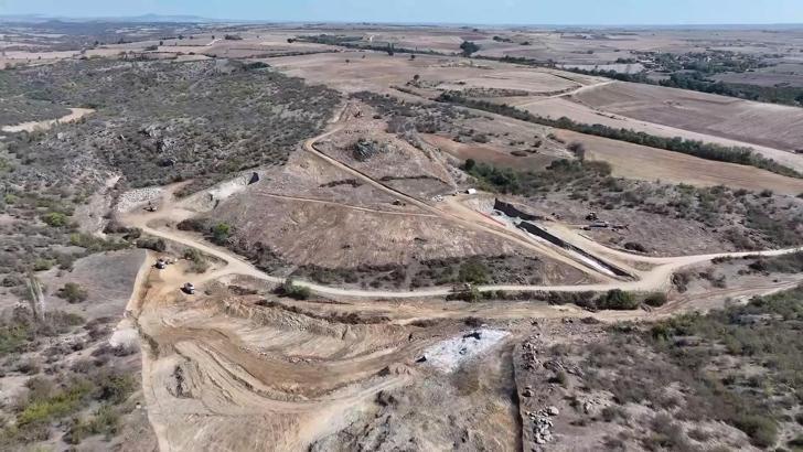 Çömlekköy Barajı'nda çalışmaların, 3 yıl içinde tamamlanması hedefleniyor