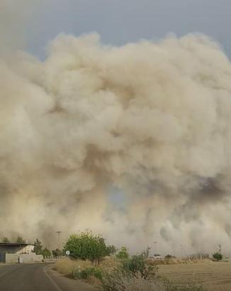 Gaziantep'teki anız yangını söndürüldü