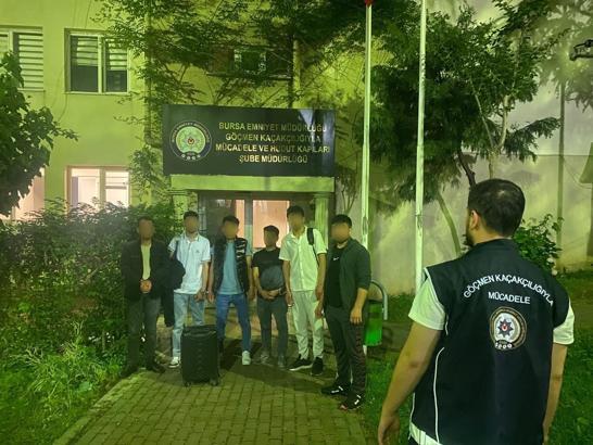 Bursa’da göçmen kaçakçılığı operasyonu; 1 tutuklama