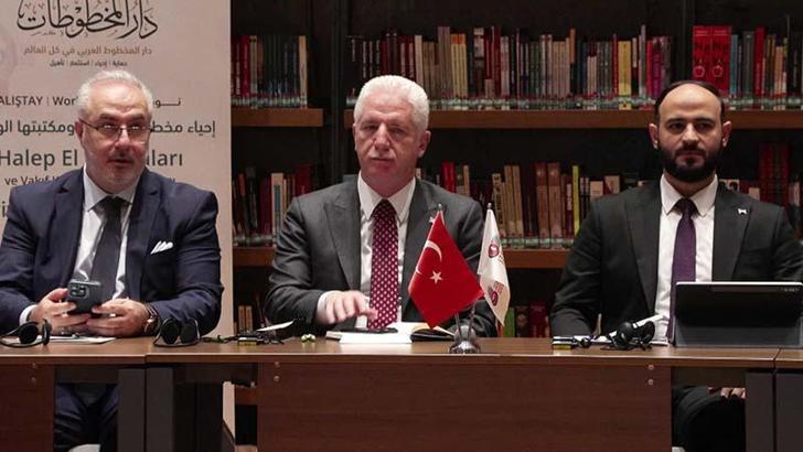 Vali Gül, Halep El Yazması ve Kütüphanesi'nin İhyası Çalıştayı'na katıldı