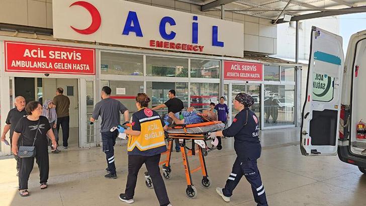 Çatıda boya yaparken elektrik akımına kapıldı