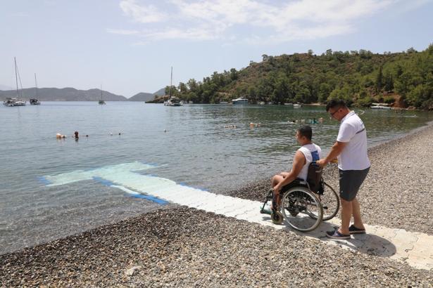 Muğla'da 13 plaj engelli erişimine uygun hale getirildi