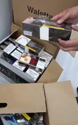 Aydın'da kaçak sigara operasyonu