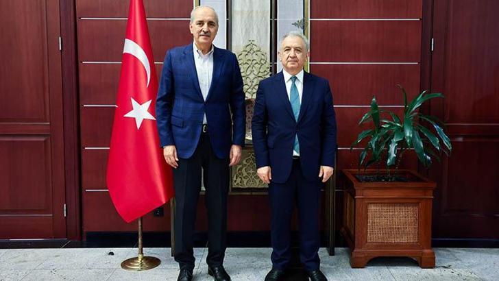 TBMM Başkanı Kurtulmuş, Astana Büyükelçiliği’ni ziyaret etti