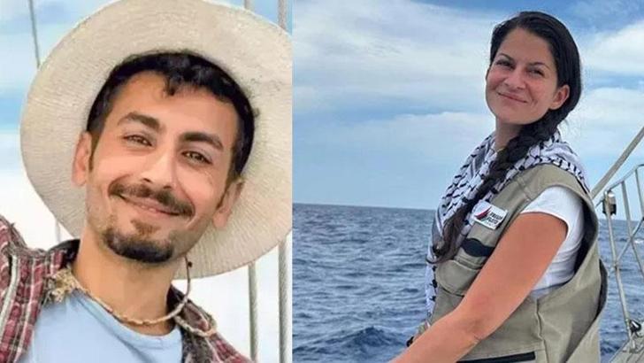 Madleen aktivistleri Şuayb Ordu ve Yasemin Acar, Berlin'e ulaştı