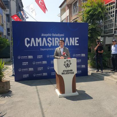 Ataşehir’de ücretsiz çamaşırhane açıldı