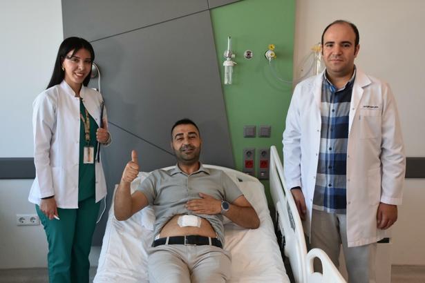 Yeni nesil yöntemle apandisit ameliyatı sonrası ertesi gün işine döndü
