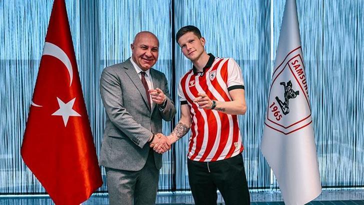Samsunspor, İzlandalı sol bek Logi Tomasson ile sözleşme imzaladı