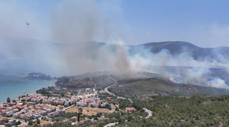 İzmir'de orman yangını (2)