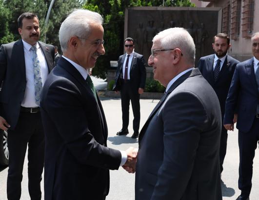 Bakan Güler ve Uraloğlu bir araya geldi