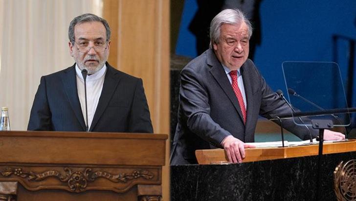 İran Dışişleri Bakanı Arakçi, BM Genel Sekreteri Guterres ile telefonda görüştü
