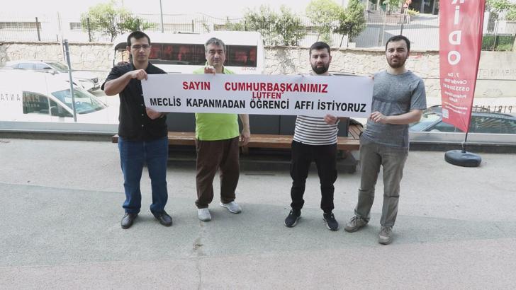 İstanbul - Üniversiteye dönmek için af talebinde bulundular