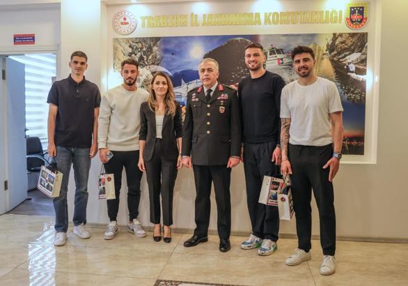 Trabzonspor’dan Jandarma Teşkilatı’na anlamlı ziyaret