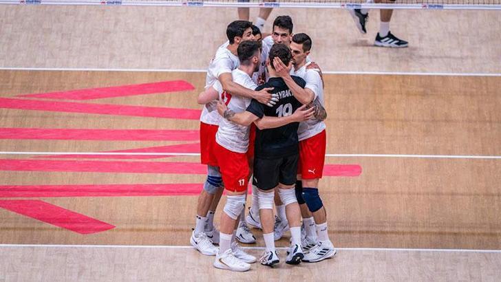 A Milli Erkek Voleybol Takımı, Çin’i 3-0 mağlup etti