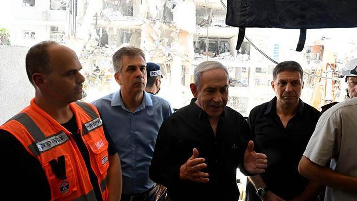 Netanyahu’dan vurulan bölgede inceleme paylaşımı