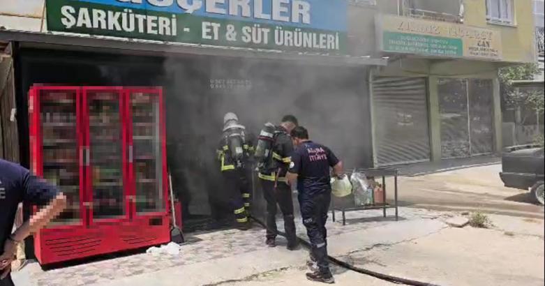 İş yerinde çıkan yangın söndürüldü