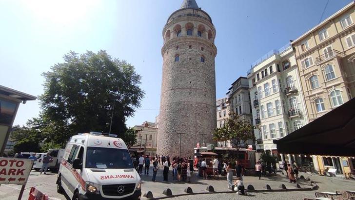 Galata Kulesi'nden düşen kişi hayatını kaybetti