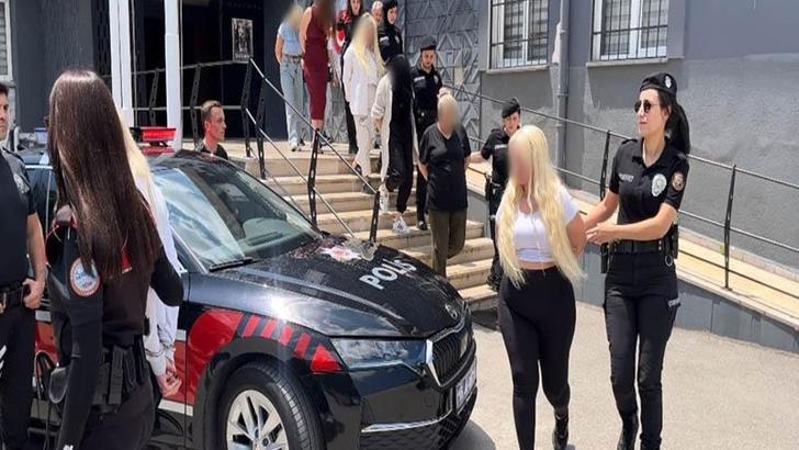 Bursa merkezli 3 ilde fuhuş operasyonu; 12 tutuklama